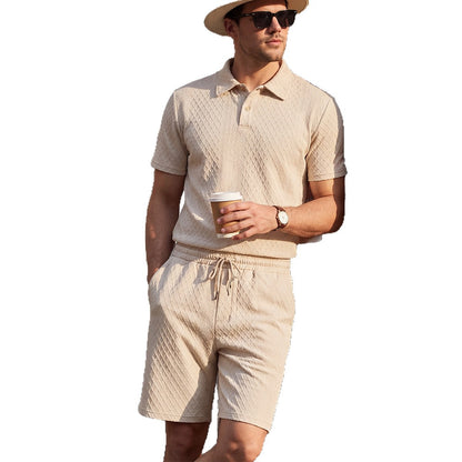Men's Sporty Shirt And Pants Set