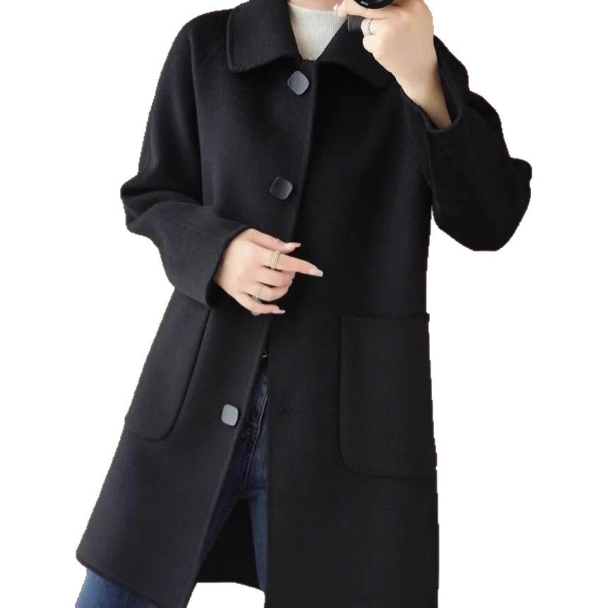 Double Faced Wool Slim Fit Flattering Coat