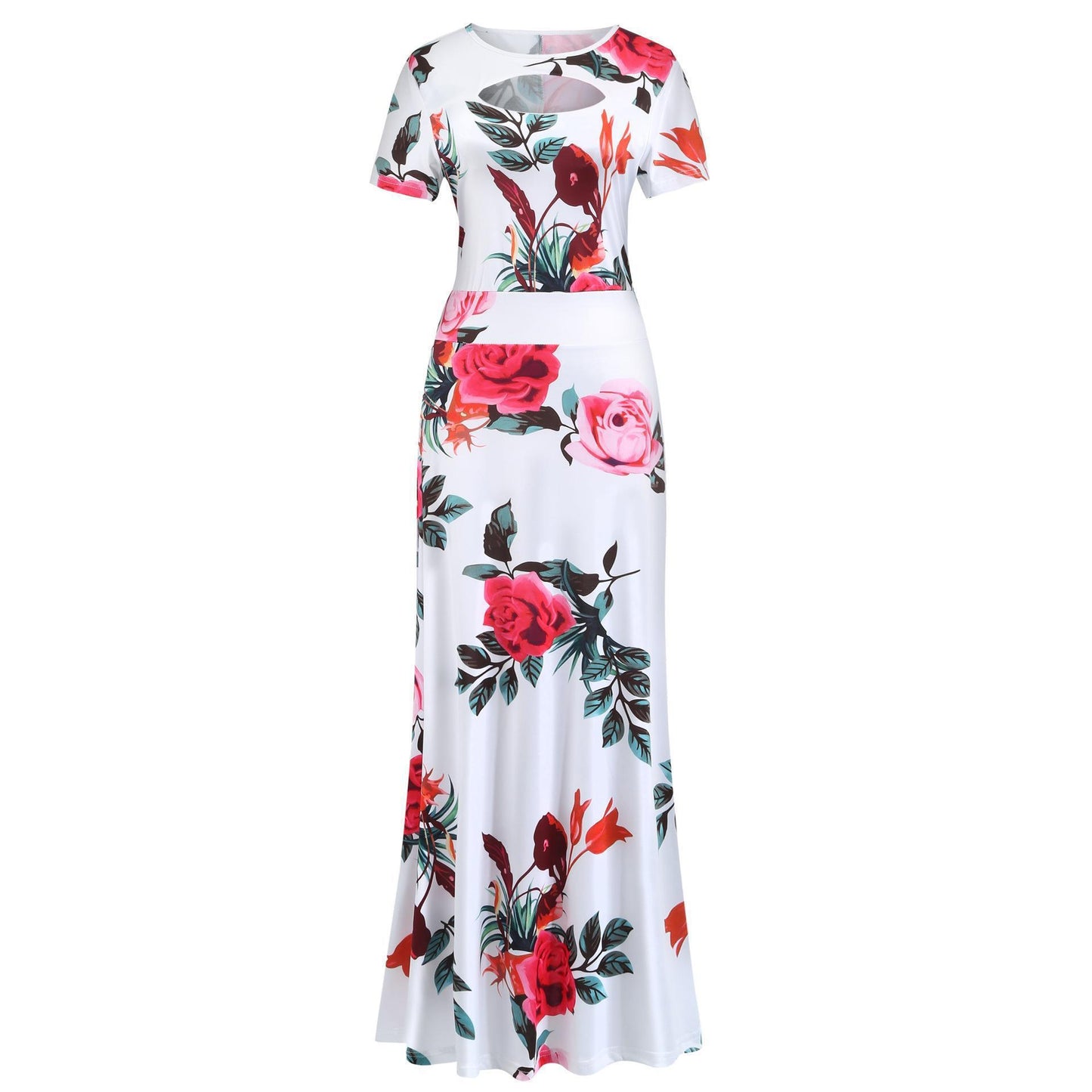 Fashion Fat Women Autumn Dress