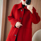 Double Faced Wool Slim Fit Flattering Coat