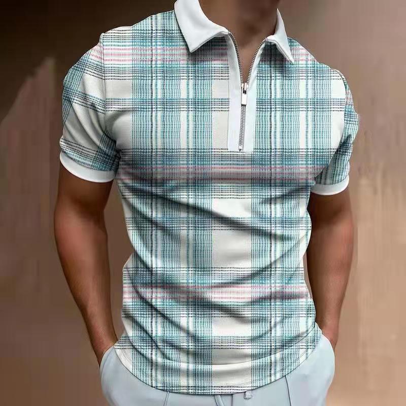 Men's Polo Shirt Men Solid Polo Shirts