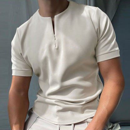 Men's Polo Shirt Men Solid Polo Shirts