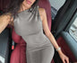 Fashion Slim Sleeveless Dresses for Women