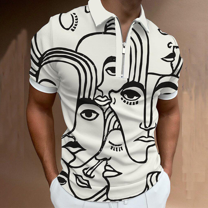 Men's Polo Shirt Men Solid Polo Shirts