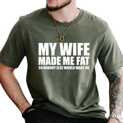Men's Creative English Letter Print T-Shirt