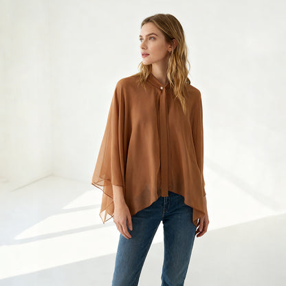 Women's Short Solid-Colored Cardigan Outerwear Sun-Protective Jacket