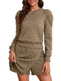 Fisoew Women's 2 Piece Lounge Wear Set Long Sleeve
